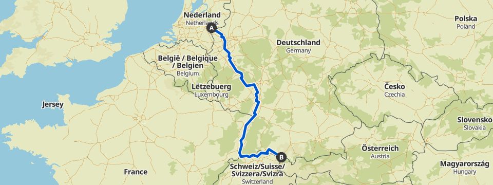 D-Route 8: Rhein-Route | Fahrrad-Collection von komoot